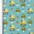 [S2335R-3681] [S2335R] Jersey Digital Printed Apple Tree (Design A)