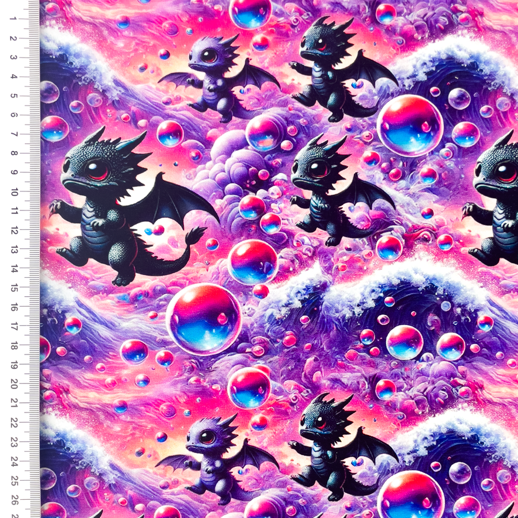 [S2336R] Jersey Digital Printed Bubble Dragon