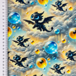 [S2336R-3682] [S2336R] Jersey Digital Printed Bubble Dragon (Design B)
