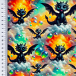 [S2336R-3683] [S2336R] Jersey Digital Printed Bubble Dragon (Design C)