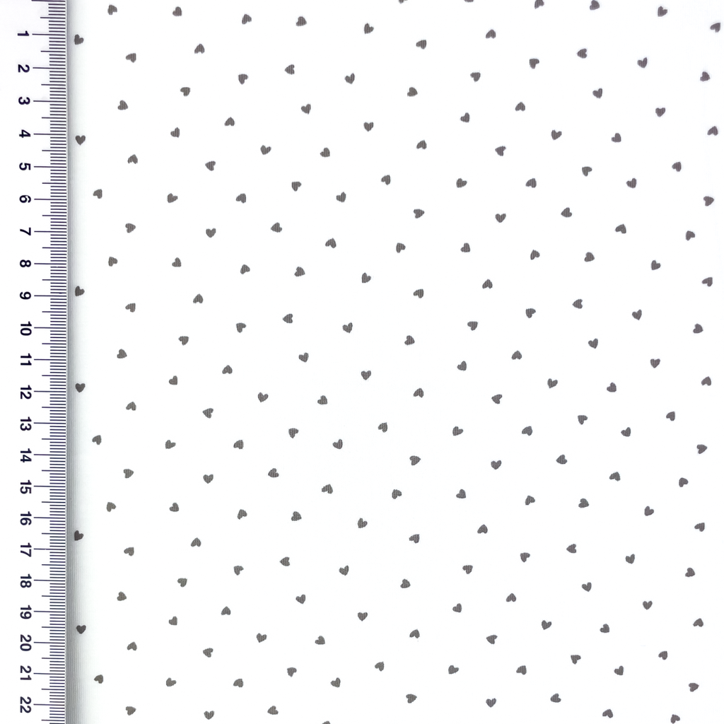 [S2344R] Jersey Printed Mini Hearts