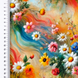 [S2369R-3684] [S2369R] Viscose Lycra Heavy Digital Printed Flora (Design D)
