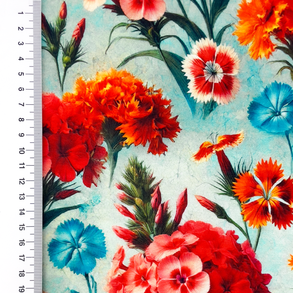 [S2372R] Viscose Lycra Heavy Digital Printed Prim