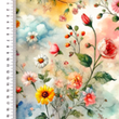[S2372R-3683] [S2372R] Viscose Lycra Heavy Digital Printed Prim (Design C)