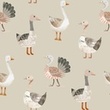 [S2386L-3682] [S2386L] Jersey Digital Printed Farm Friends (Design B)