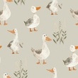 [S2386L-3685] [S2386L] Jersey Digital Printed Farm Friends (Design E)