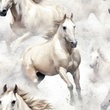 [S2389L-3681] [S2389L] Jersey Digital Printed Majestic Horses (Design A)
