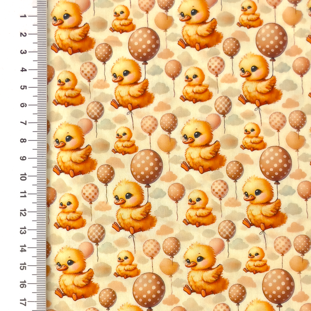[S2409L] Poplin Digital Printed Balloon And Friends
