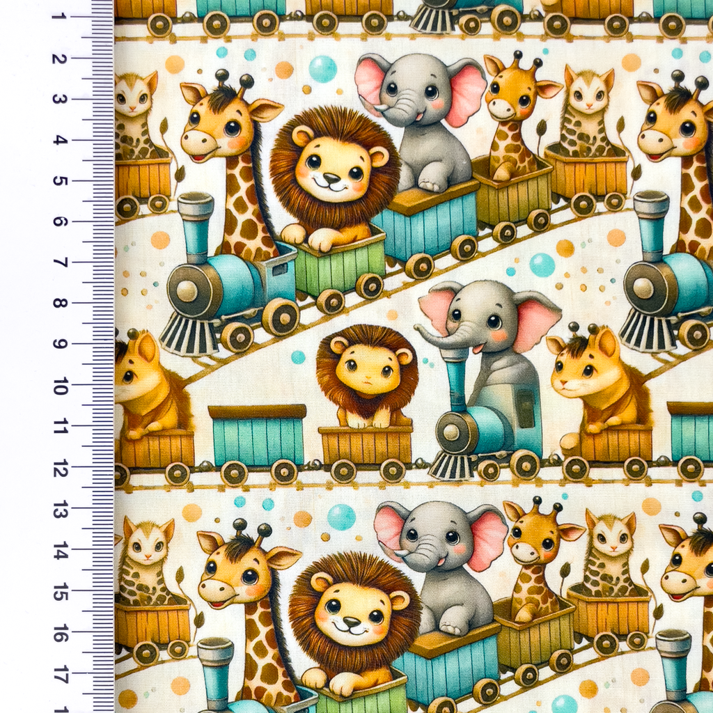 [S2412L] Poplin Digital Printed Travel The World