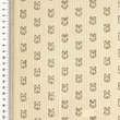 [S2419L-1082] [S2419L] Baby Rib Cord Printed Stretch Little Bunny (Light Sand)