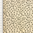 [S2426L-1082] [S2426L] Baby Rib Cord Printed Stretch Little Sheep's (Light Sand)