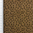 [S2426L-1127] [S2426L] Baby Rib Cord Printed Stretch Little Sheep's (Taupe)