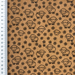 [S2426L-1130] [S2426L] Baby Rib Cord Printed Stretch Little Sheep's (Sand)