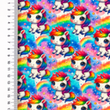 [S2413R-3682] [S2413R] Poplin Digital Printed Unicorn Rainbow (Design B)