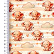 [S2414R-3683] [S2414R] Poplin Digital Printed Soft And Sweet (Design C)