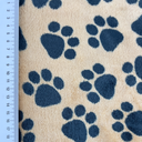 [S2462R] Wellness Fleece Printed Dog Paws