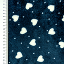 [S2466R] Wellness Fleece Printed Small hearts