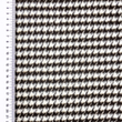 [S2468R-3683] [S2468R] Check Coat Fabric Pied De Poule (Design C)