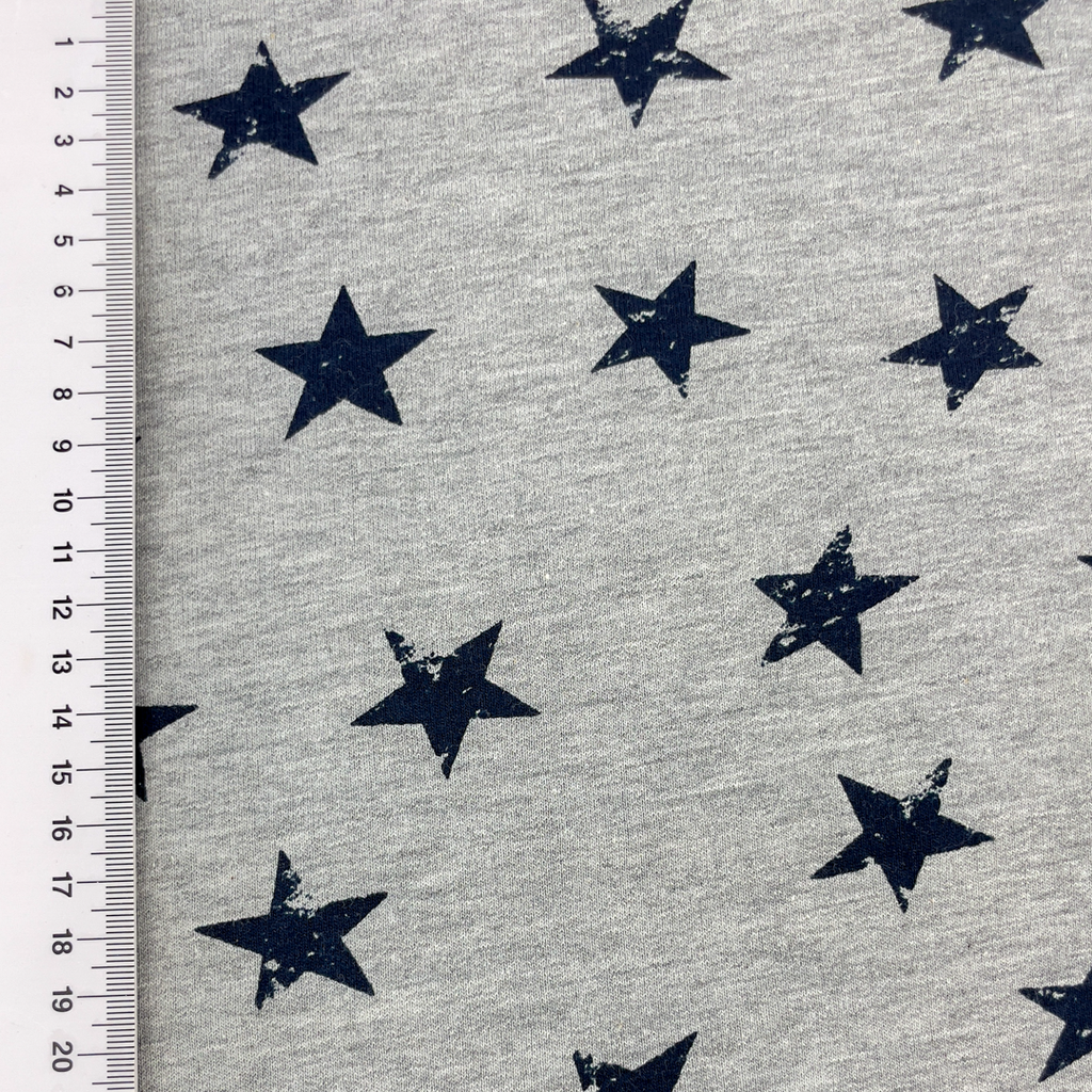 [S2474R] Brushed Sweat With Stars