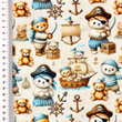 [S2486L-3681] [S2486L] Jersey Digital Printed Barry The Bear (Design A)