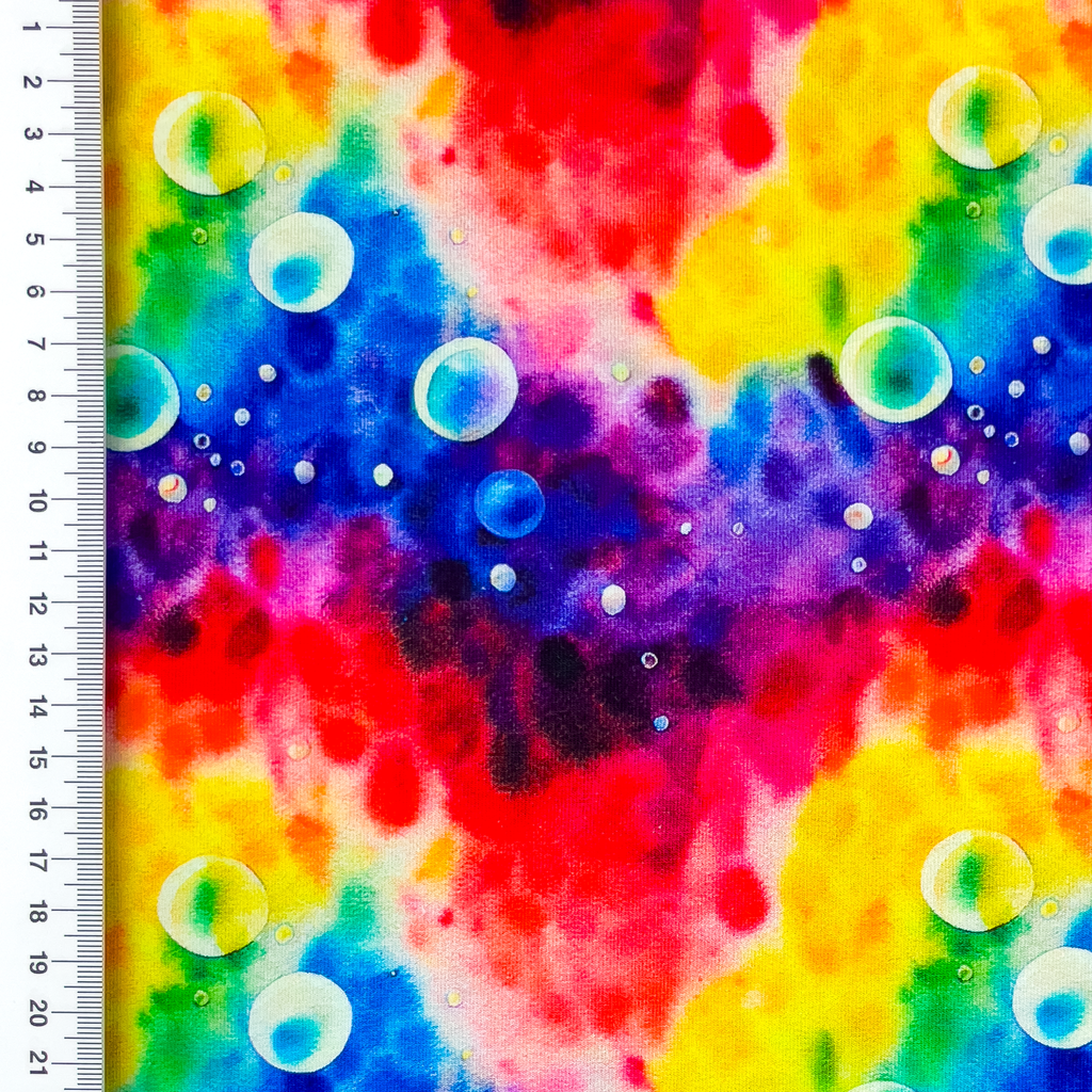 [S2501L] French Terry Digital Printed Rainbow Dream