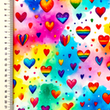 [S2508L-3684] [S2508L] French Terry Digital Printed All You Need Is Love (Design D)