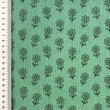 [S2418R-1110] [S2418R] Baby Rib Cord Printed Stretch Little flower (Old Green)