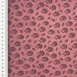 [S2424R-1115] [S2424R] Baby Rib Cord Printed Stretch Little Hedgehog's (Stary Róż)
