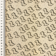 [S2428R-1082] [S2428R] Baby Rib Cord Printed Stretch Little Dino's (Light Sand)