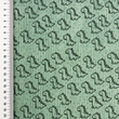 [S2428R-1110] [S2428R] Baby Rib Cord Printed Stretch Little Dino's (Old Green)