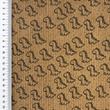[S2428R-1130] [S2428R] Baby Rib Cord Printed Stretch Little Dino's (Sand)