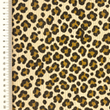 [S2431R-1082] [S2431R] Baby Rib Cord Printed Stretch Leopard (Jasny Piasek)