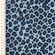 [S2431R-1107] [S2431R] Baby Rib Cord Printed Stretch Leopard (Old Blue)