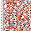 [S2493R-3681] [S2493R] Jersey Digital Printed Loving Animals (Design A)