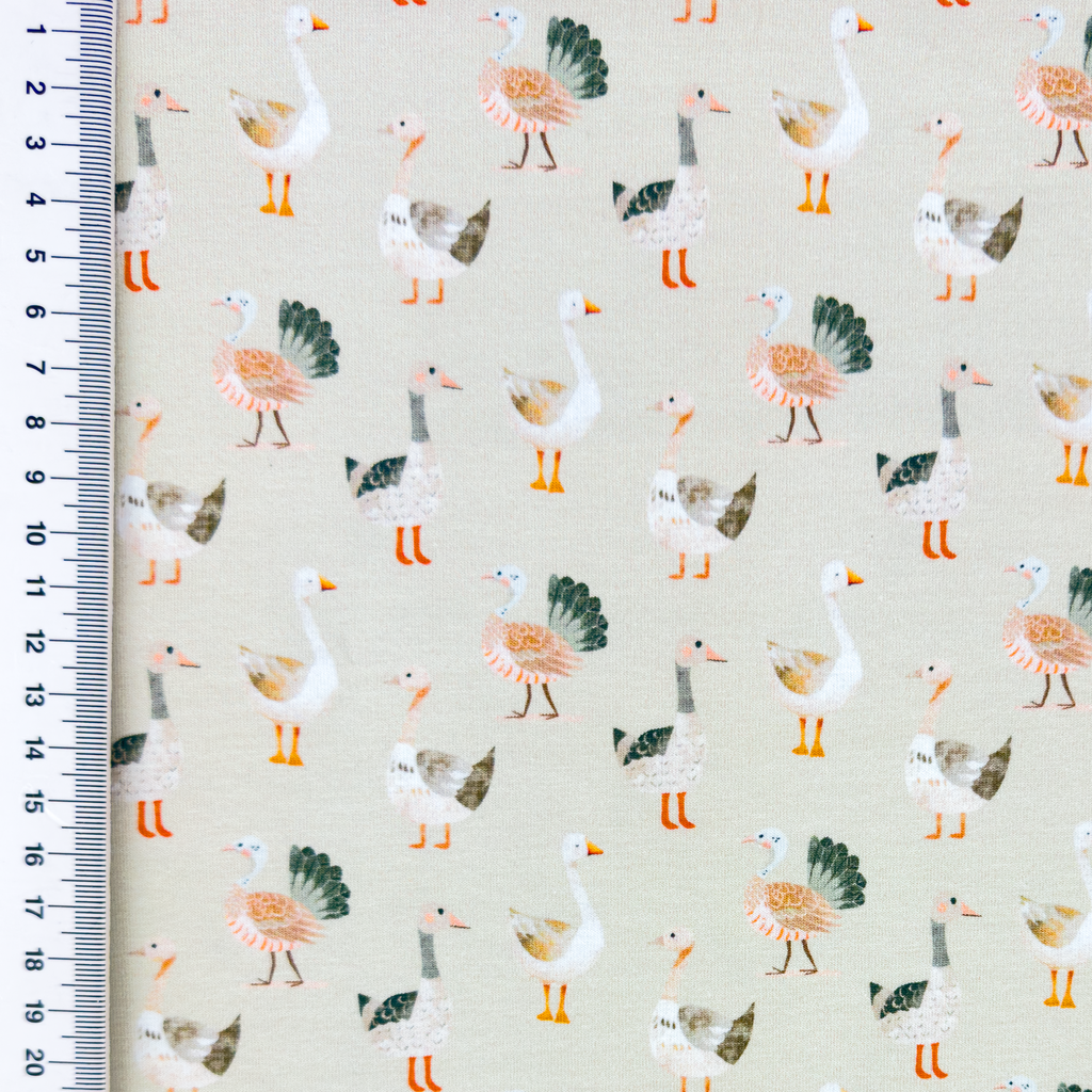 [S2386R] Jersey Digital Printed Farm Friends