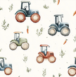 [S2387R-3681] [S2387R] Jersey Digital Printed Boho Farm (Design A)