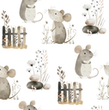 [S2387R-3682] [S2387R] Jersey Digital Printed Boho Farm (Design B)