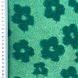 [S2452R-1110] [S2452R] Terry Cloth Knitted Flowers (Vecchio Verde)
