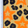 [S2476R-1101] [S2476R] Jersey Printed Leopard With Neon Stars (Neon Orange)