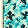 [S2509R-3683] [S2509R] Jogging Digital Printed Dragons (Design C)