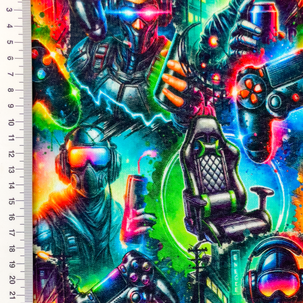 [S2514R] Jogging Digital Printed Game Over