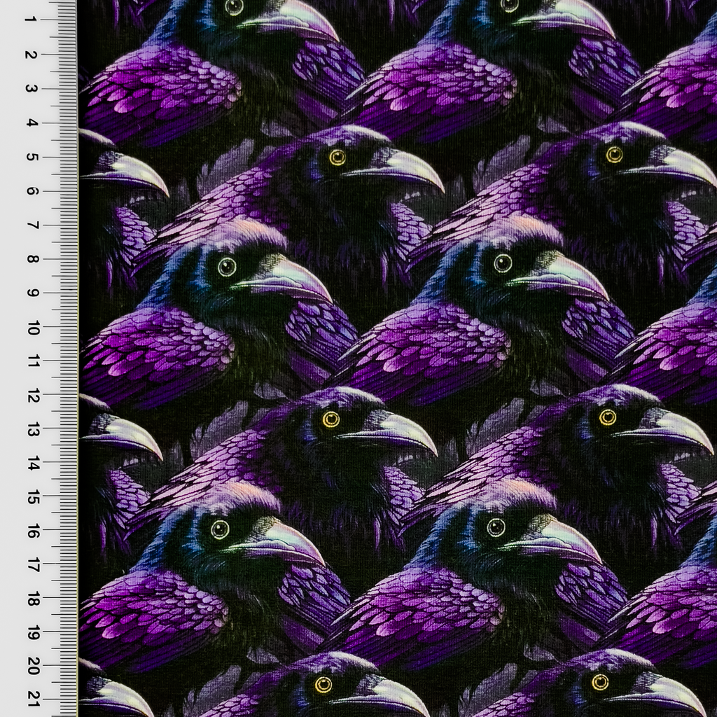 [S2500R] French Terry Digital Printed Eyes On You