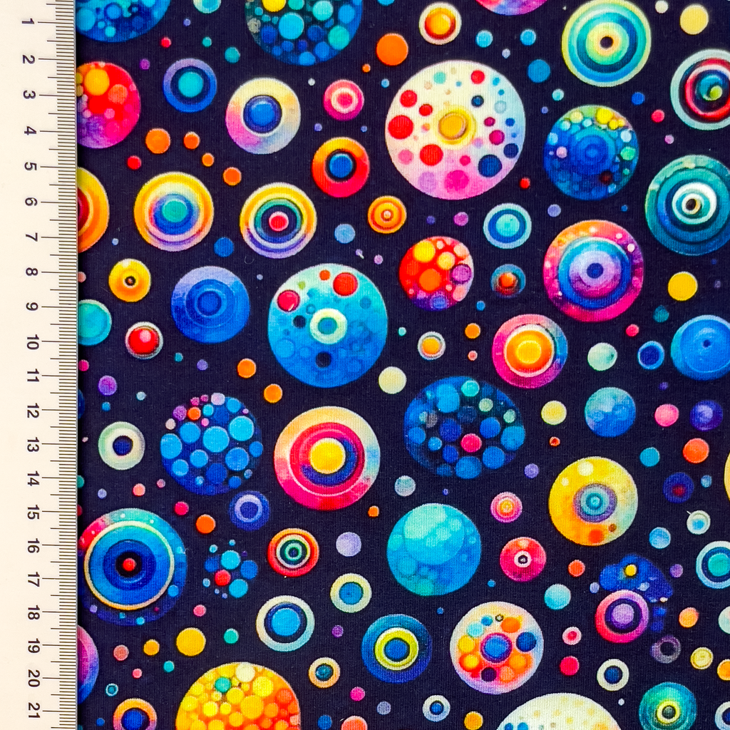 [S2501R] French Terry Digital Printed Rainbow Dream
