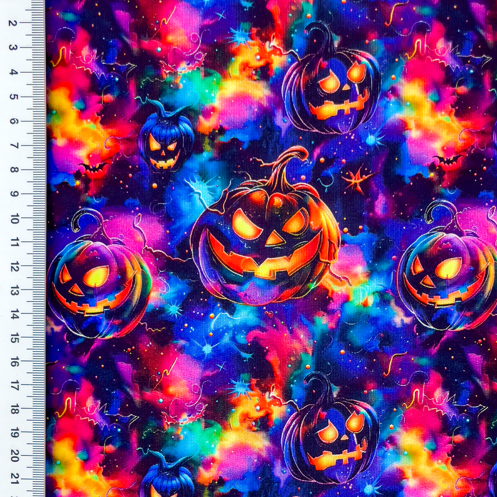 [S2503R] French Terry Digital Printed Spooky