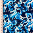 [S2503R-3683] [S2503R] French Terry Digital Printed Spooky (Design C)