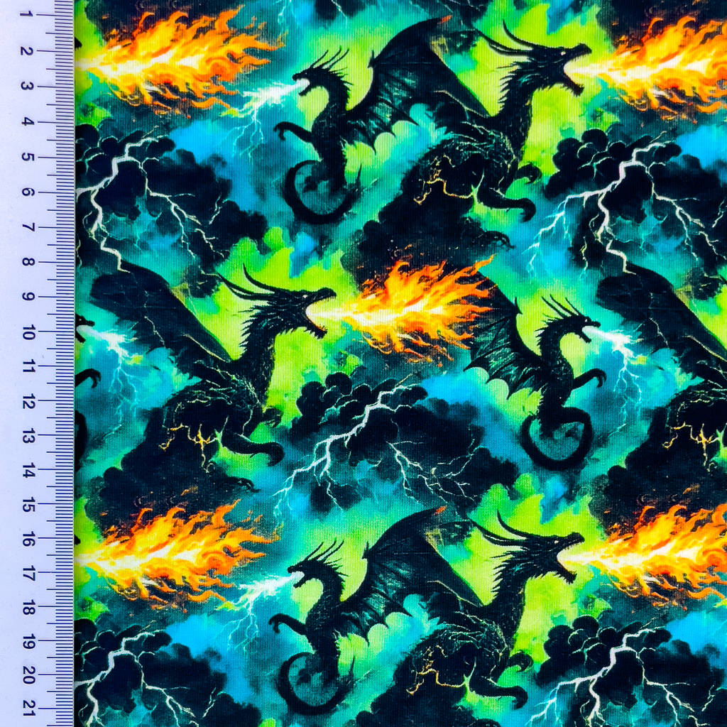 [S2504R] French Terry Digital Printed Dare Me