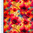 [S2505R-3681] [S2505R] French Terry Digital Printed Flower Galaxy (Design A)