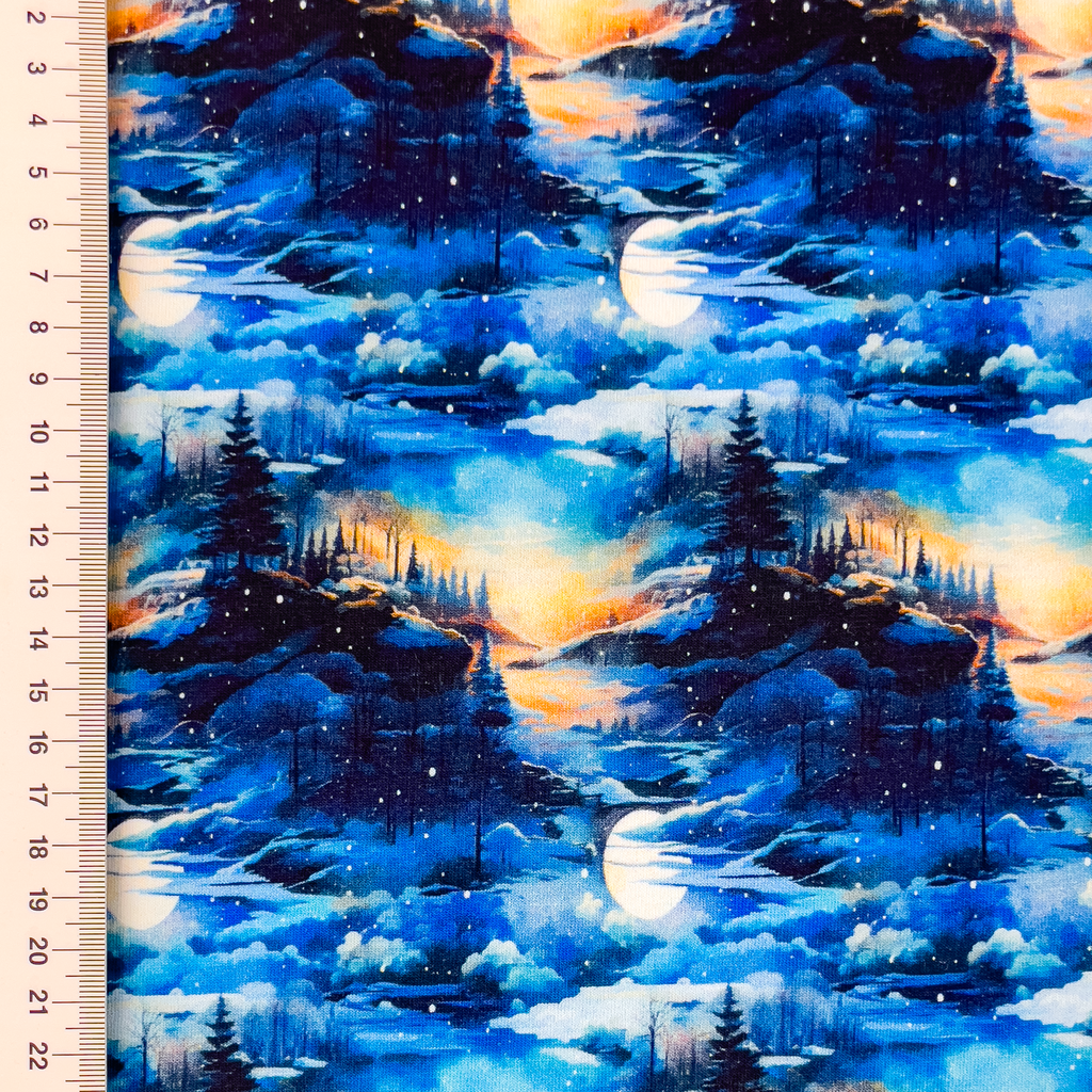 [S2506R] French Terry Digital Printed Holy Night