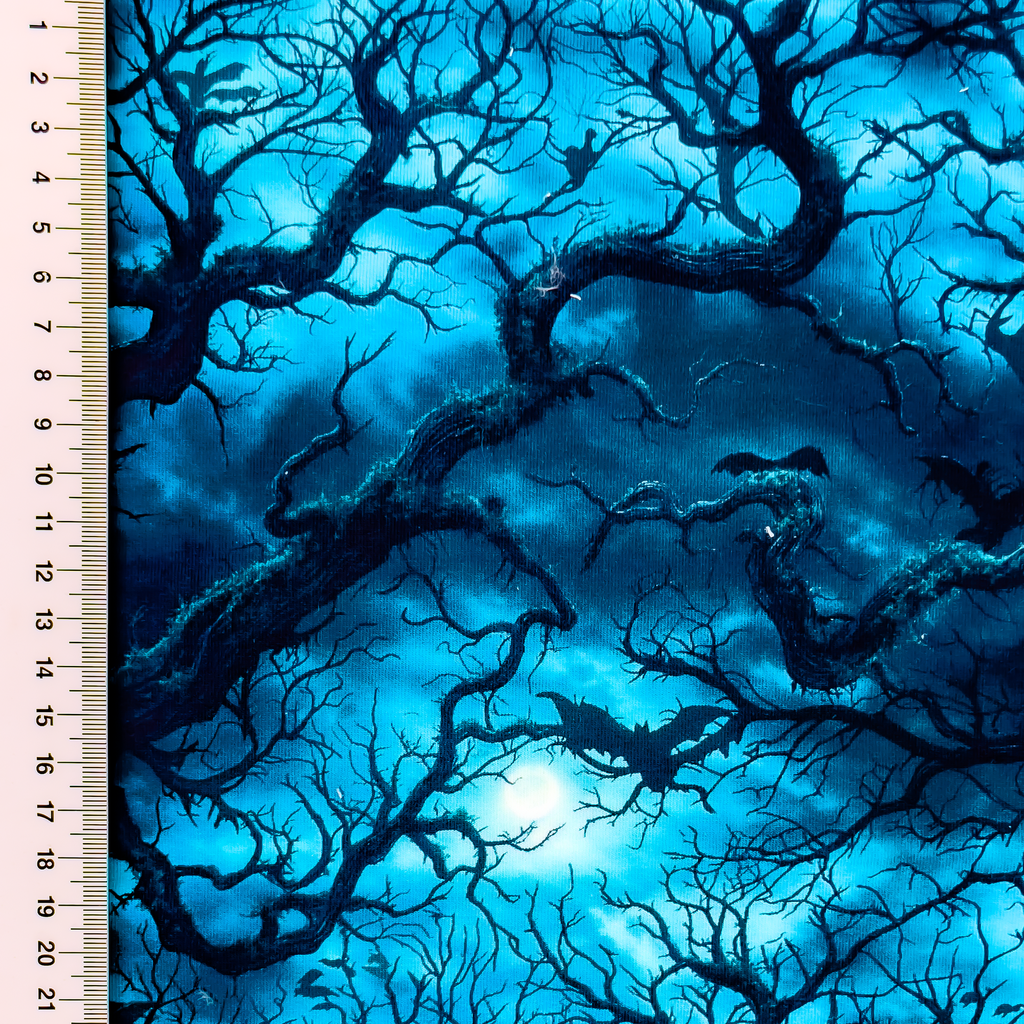 [S2506R] French Terry Digital Printed Holy Night