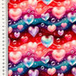 [S2508R-3682] [S2508R] French Terry Digital Printed All You Need Is Love (Design B)